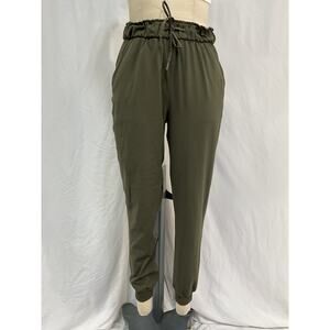 Lululemon Stretch High-Rise Black Nylon Jogger Size 6